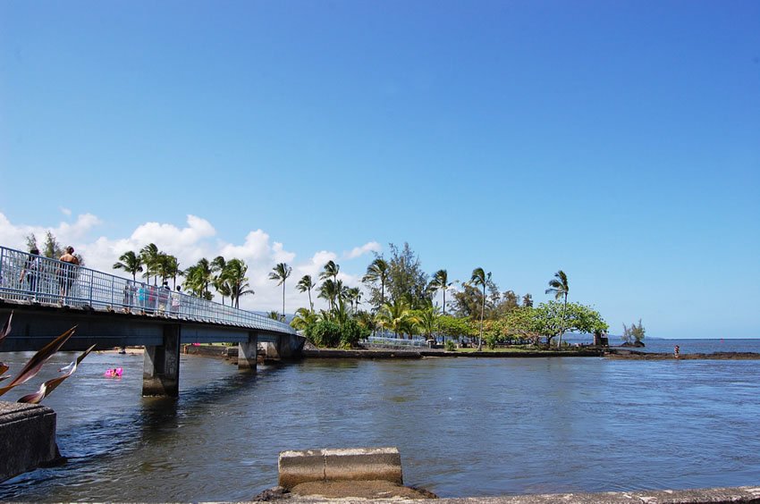 Bridge to the small island