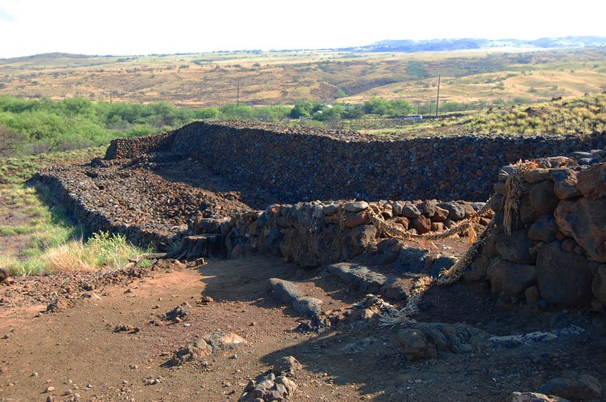 Large sacred heiau