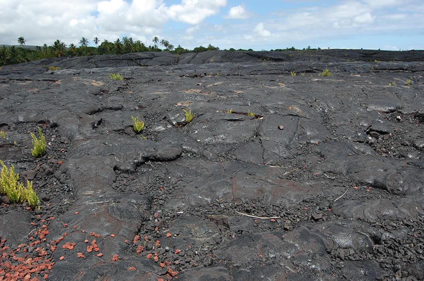 Unique lava scenery