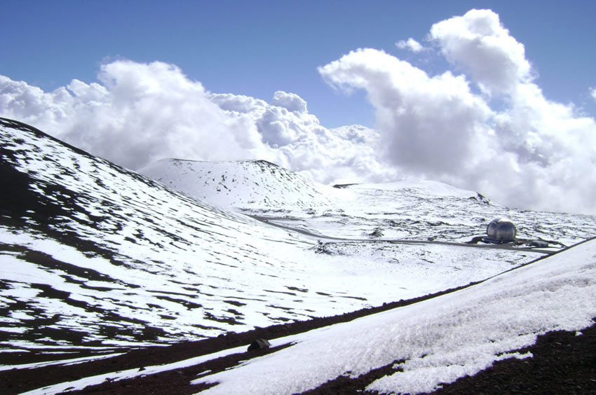 Snow at the summit