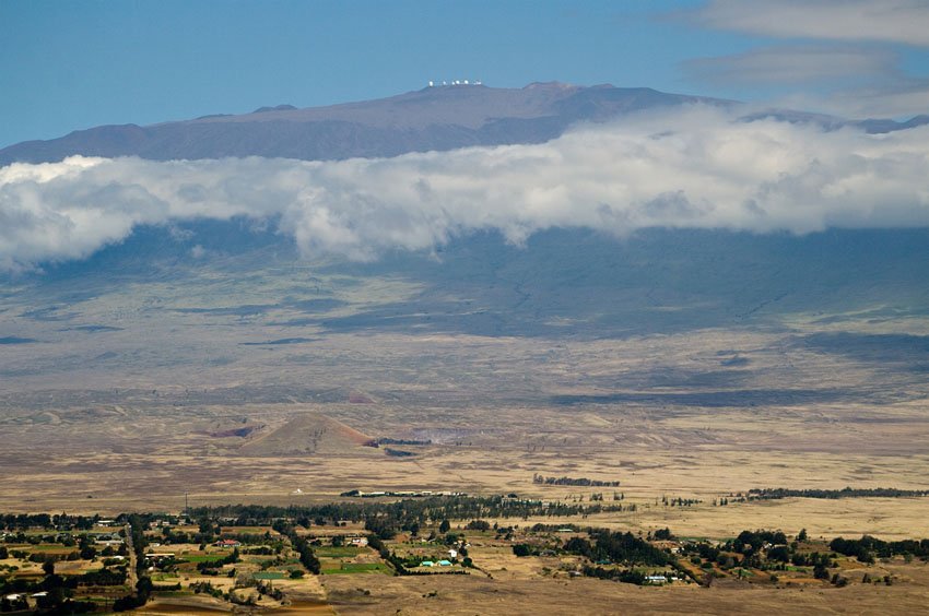 View to Mauna Kea summit