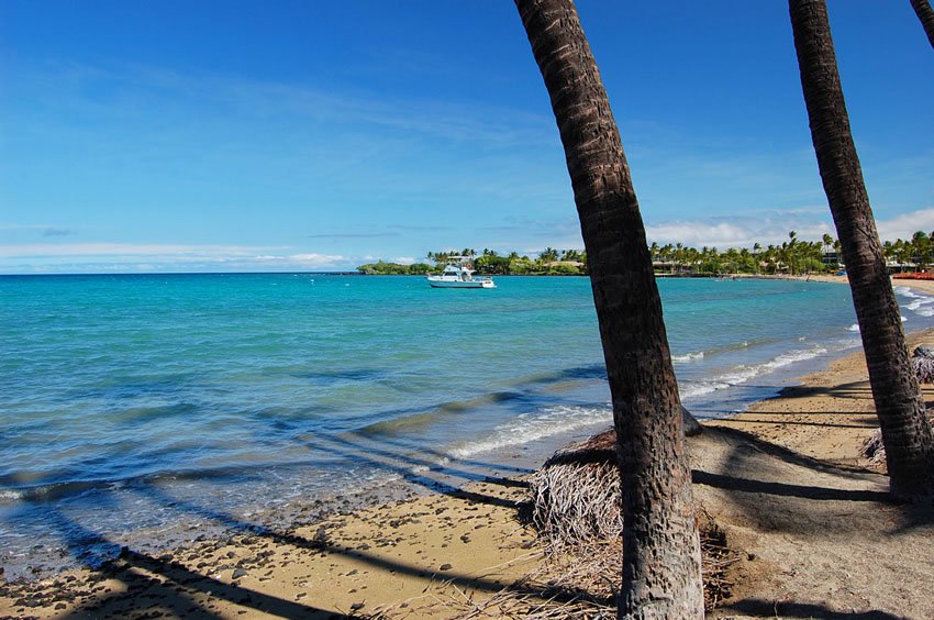 Anaehoomalu Beach on Big Island