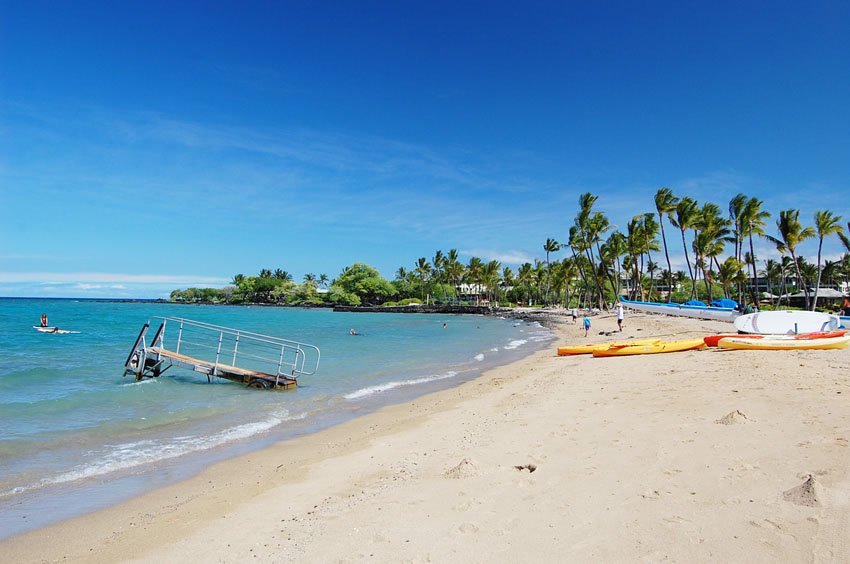 Sandy beach