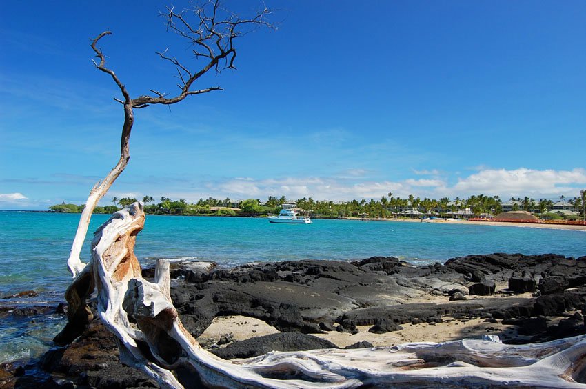 View to Anaeho'omalu Bay