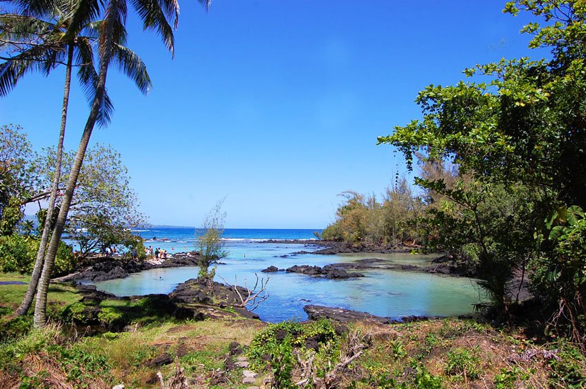 Beach park near Hilo