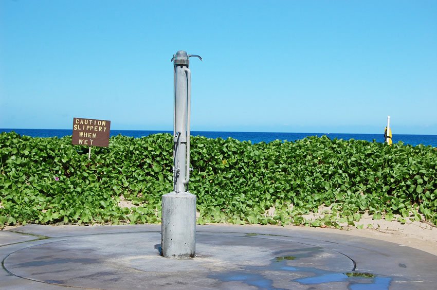 Beach shower