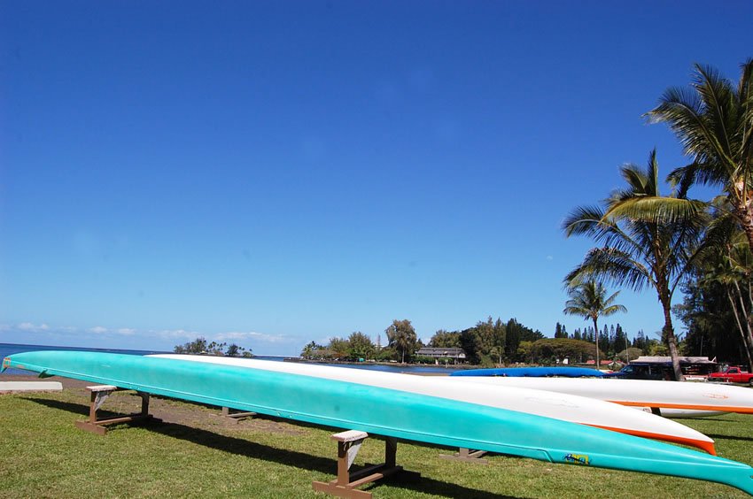 Bayfront canoes