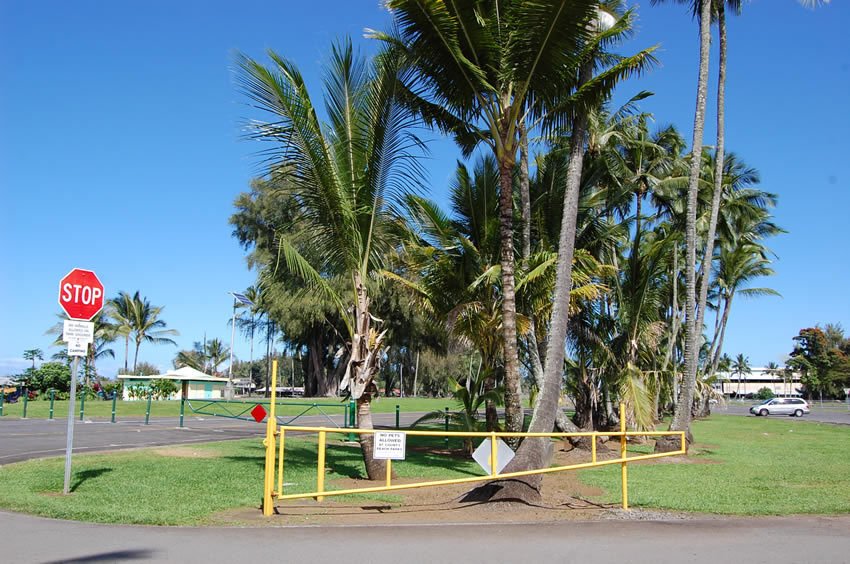 One of the park's gates