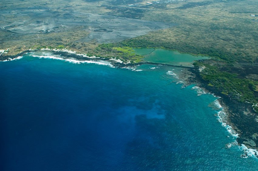 Aerial of Kaloko Fishpond