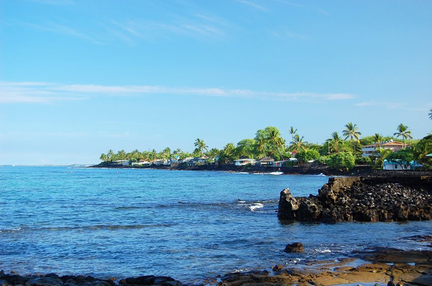 View to the shore