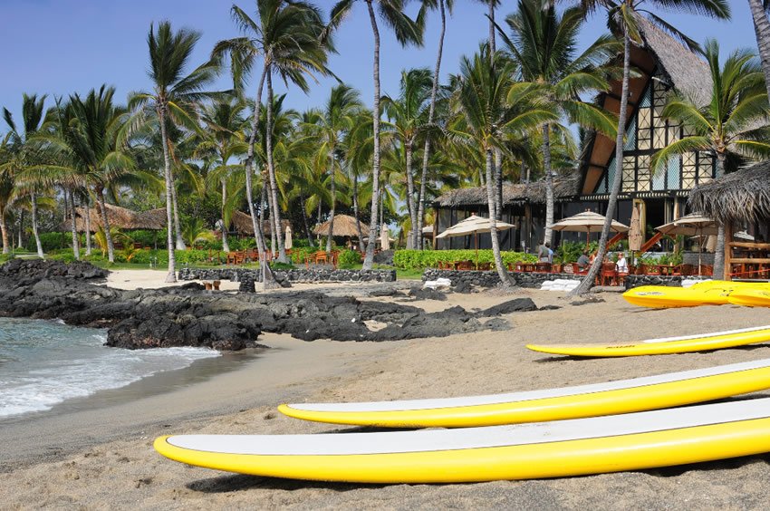 Canoes on the beach