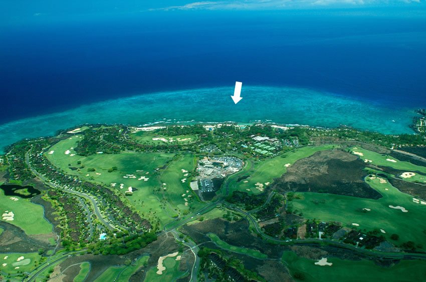 Kahuwai Beach aerial