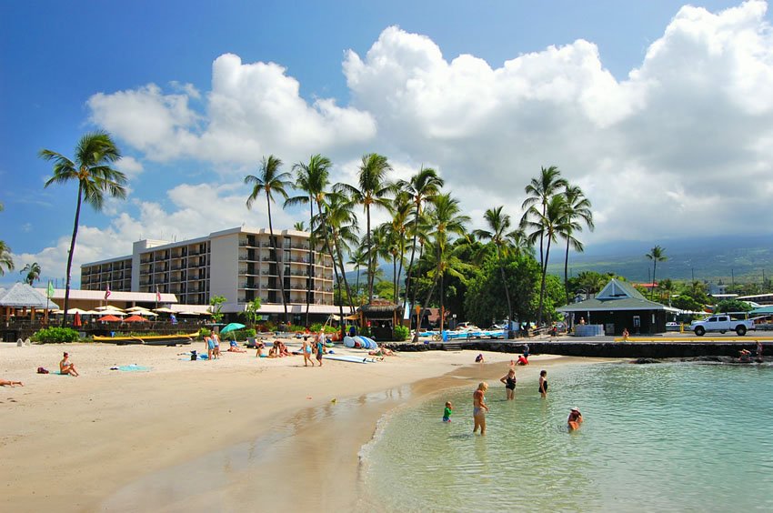 Good swimming beach