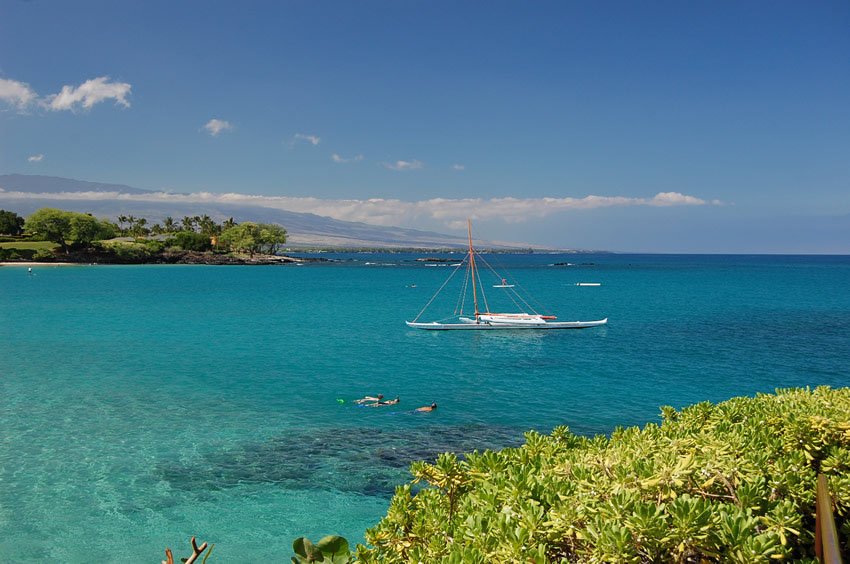 Snorkeling at Mauna Kea Beach