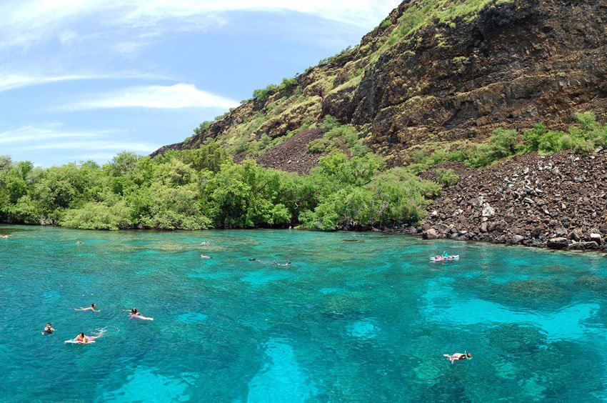 Crystal clear water