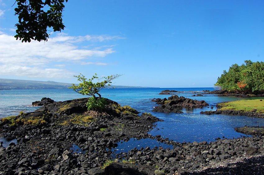 Rocky shoreline