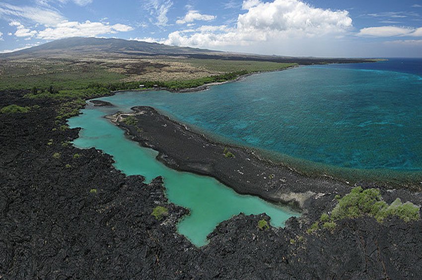 Kiholo Bay aerial