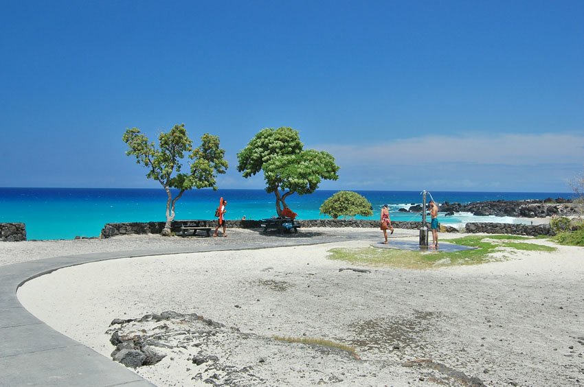 Small beach park