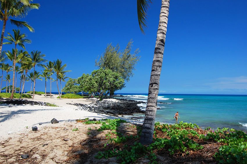 Scenic sandy beach