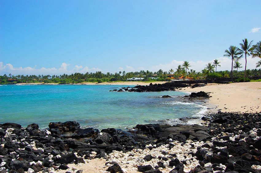 View to Kuki'o Beach