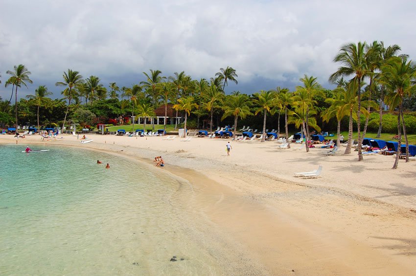 White-sand beach