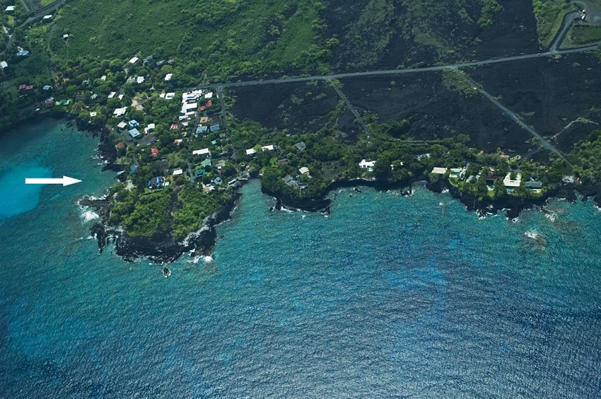 Manini Beach aerial