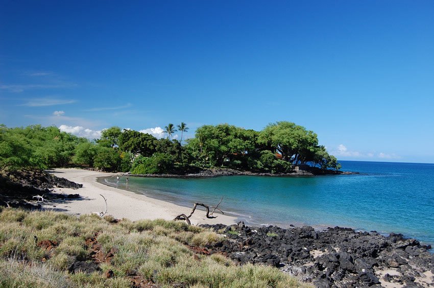 Secluded Big Island beach