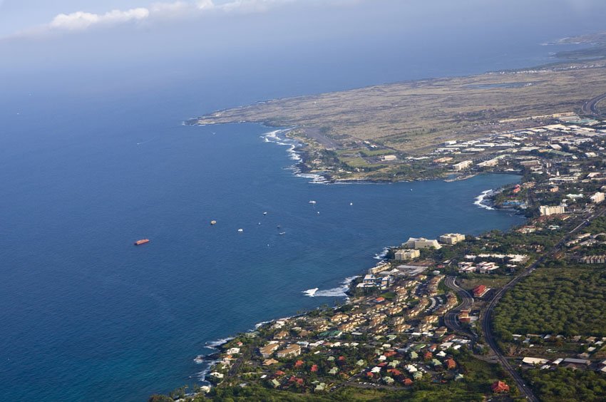 Old Kona Airport Beach aerial