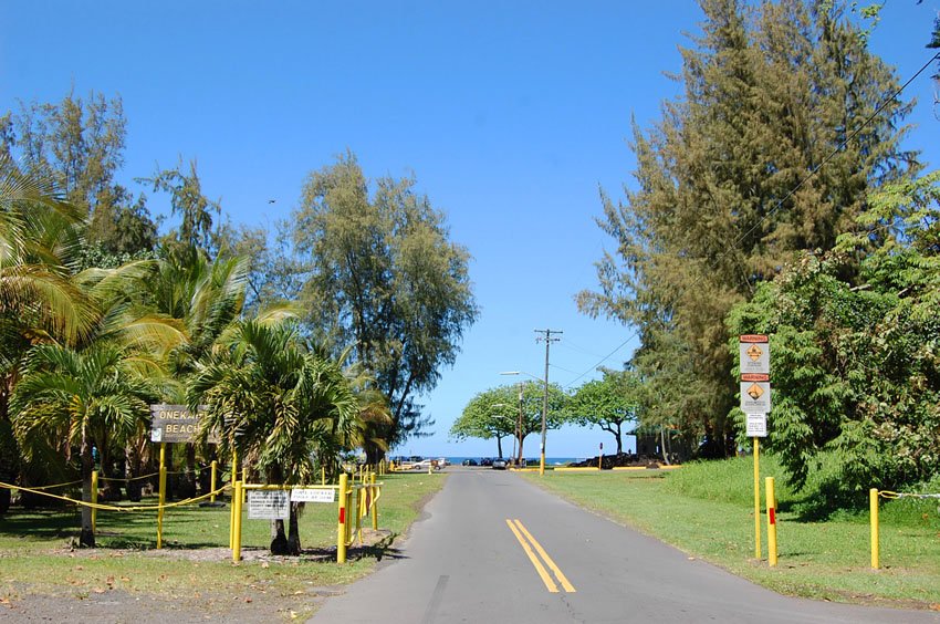 Entrance to beach park