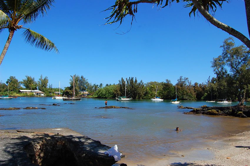 Popular boating bay