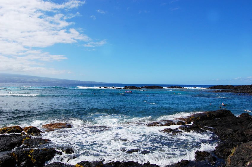 Lava rock surroundings