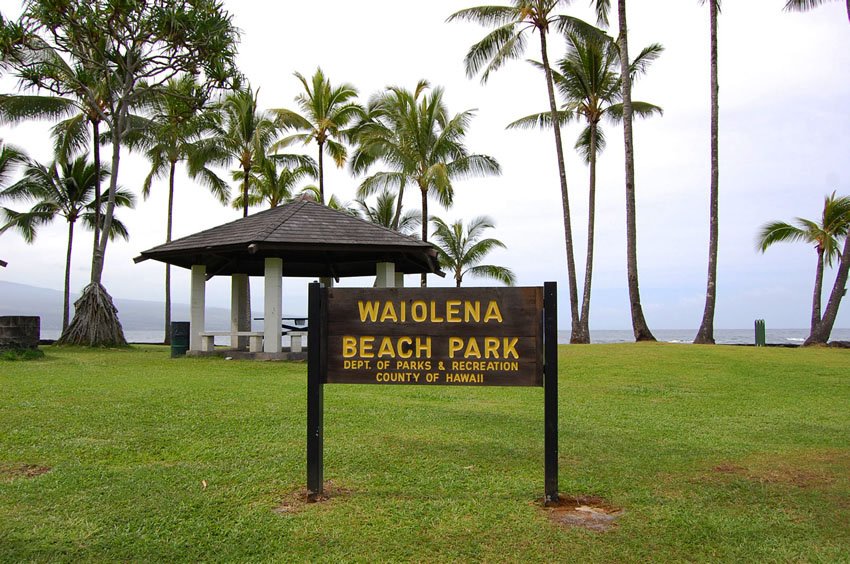 Waiolena Beach Park in Hilo