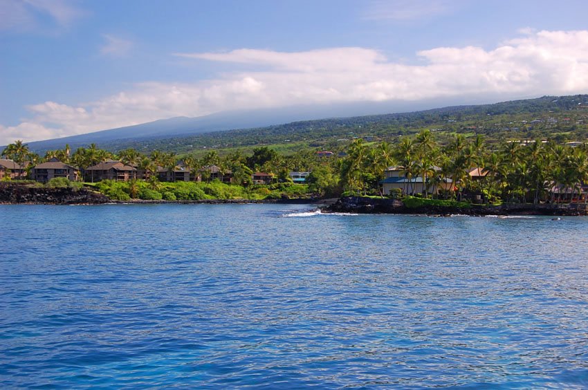 South Kona shoreline