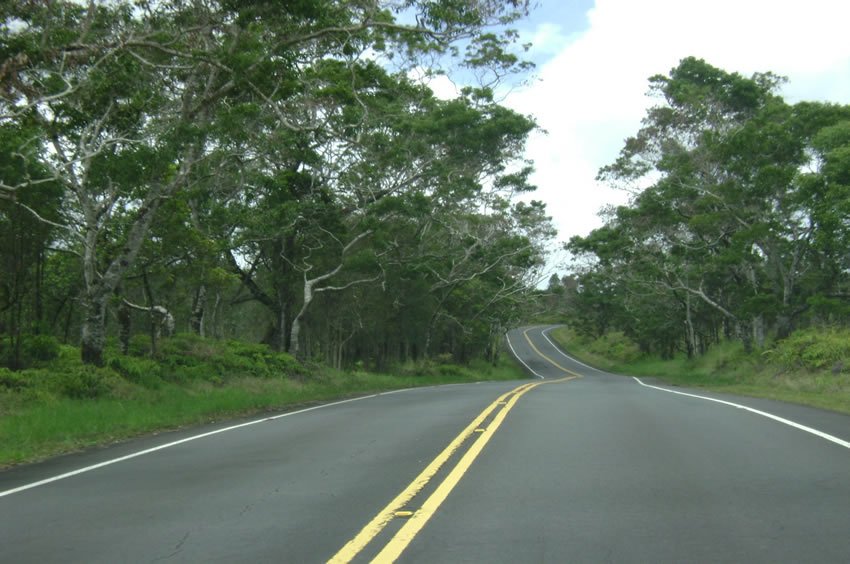 Improved stretch of Saddle Road