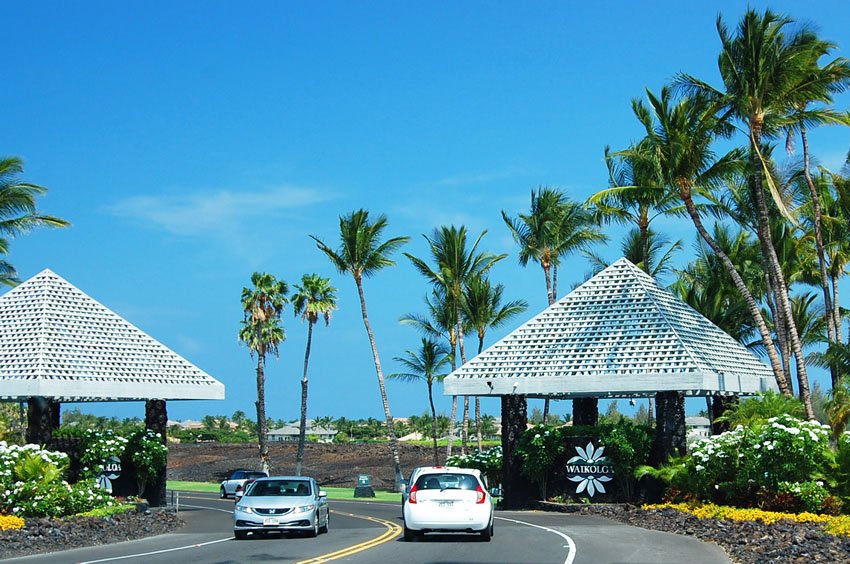 Entry to Waikoloa Beach Resort