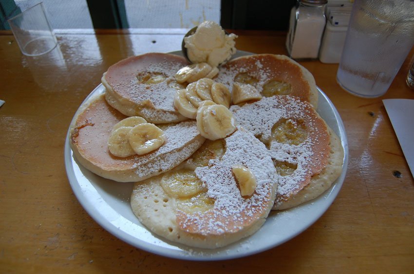 Banana Panecakes for breakfast