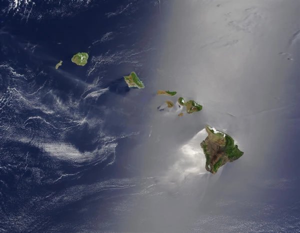 Hawaii seen from space