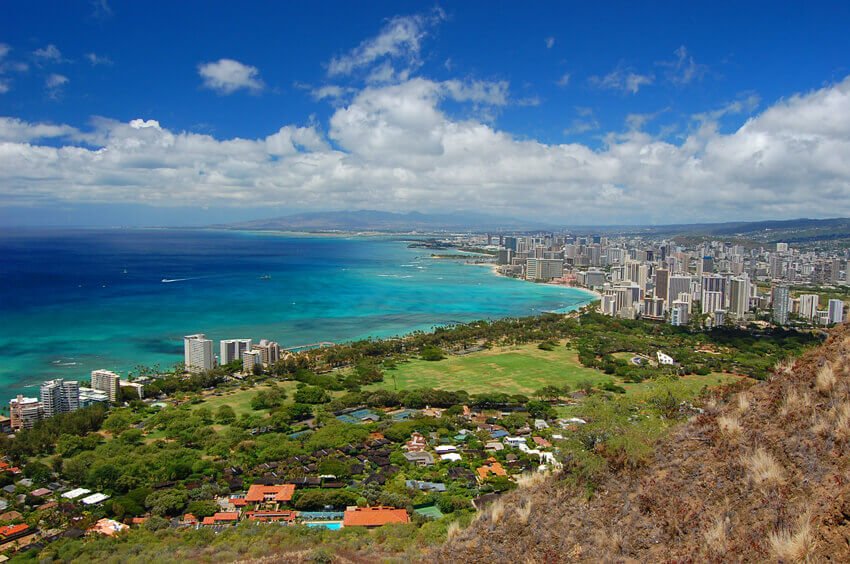 Diamond Head Lookout on Oahu