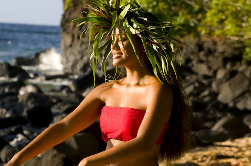 Hawaiian hula girl