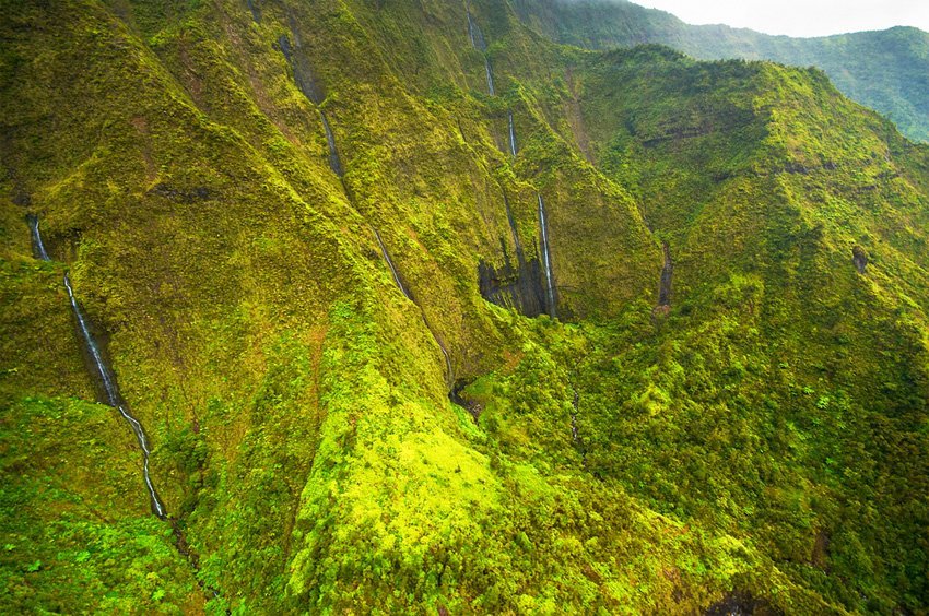 Kauai cliffs