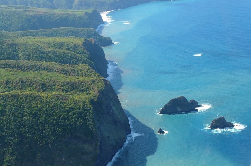 Molokai sea cliffs