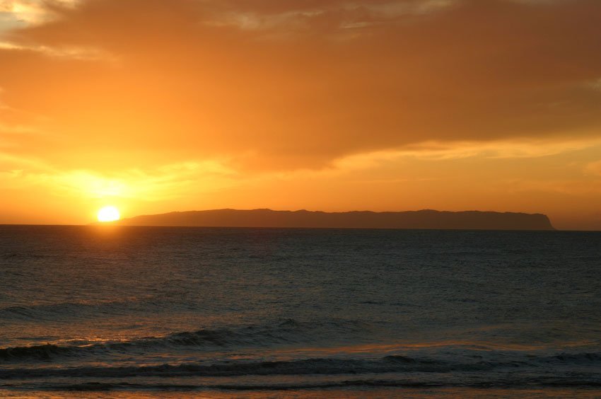 Sunset over Ni'ihau