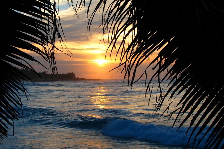 Sunset at Turtle Bay Resort