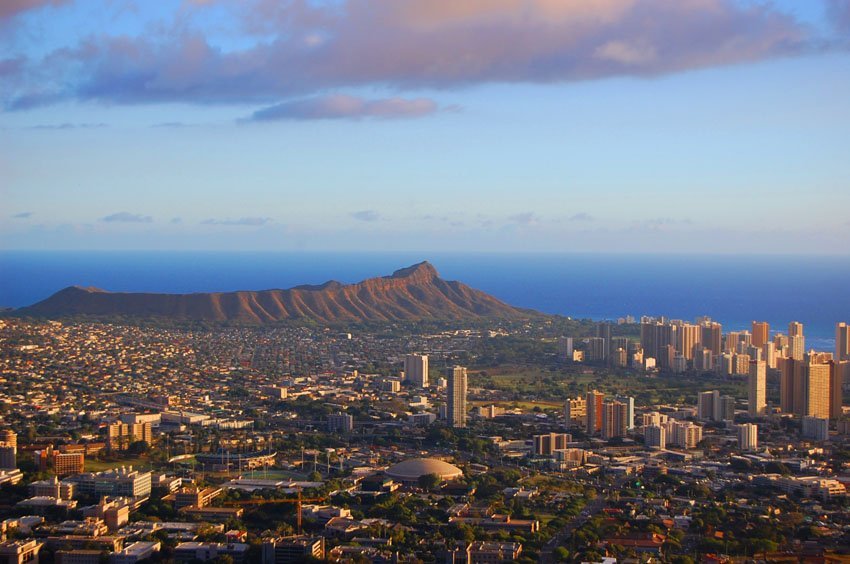 View from Mount Tantalus on Oahu