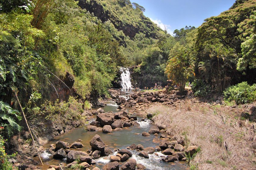 Waimea Falls on Oahu