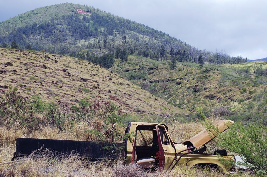 Broken truck on Maui