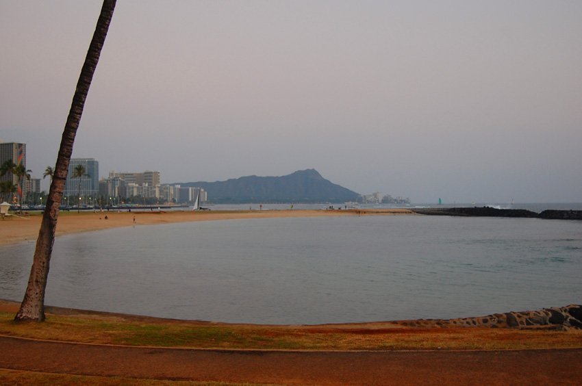 Vog over Waikiki