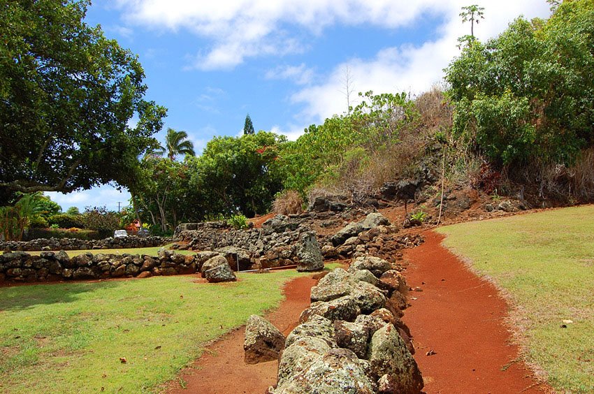 Heiau in Wailua