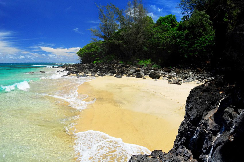 Small Na Pali Coast beach