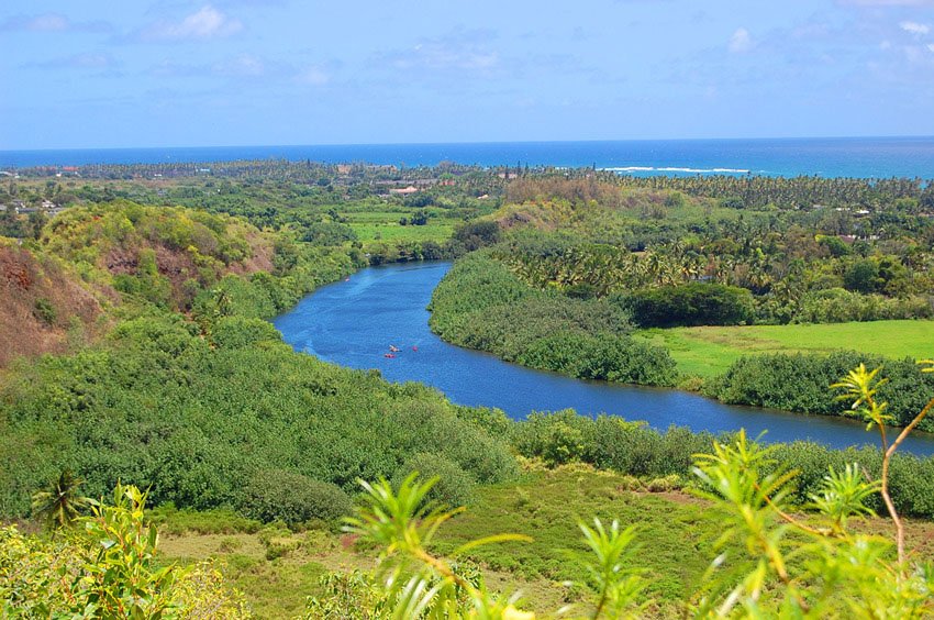 The only navigable river in Hawaii